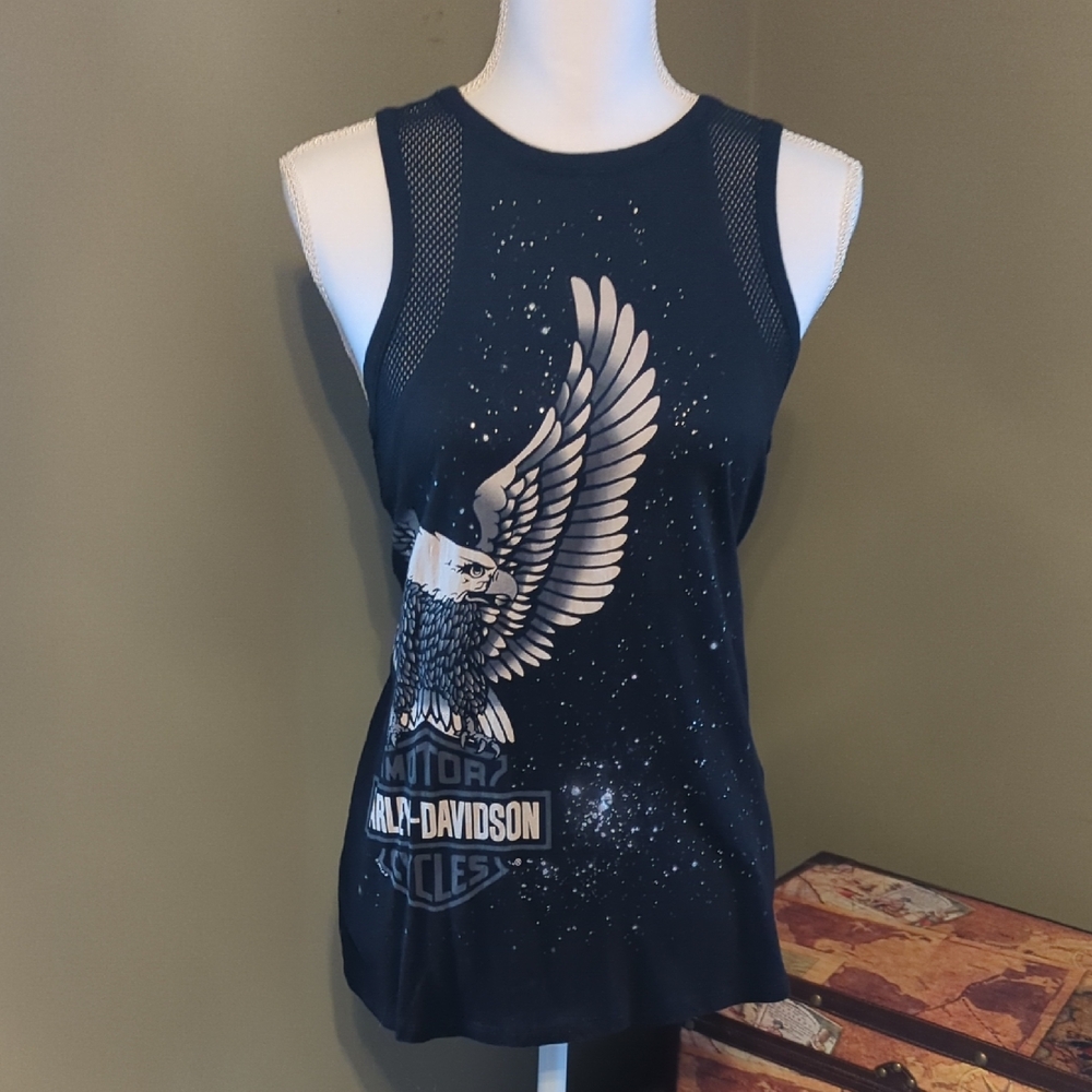 Harley-Davidson Navy Tank with Eagle Design